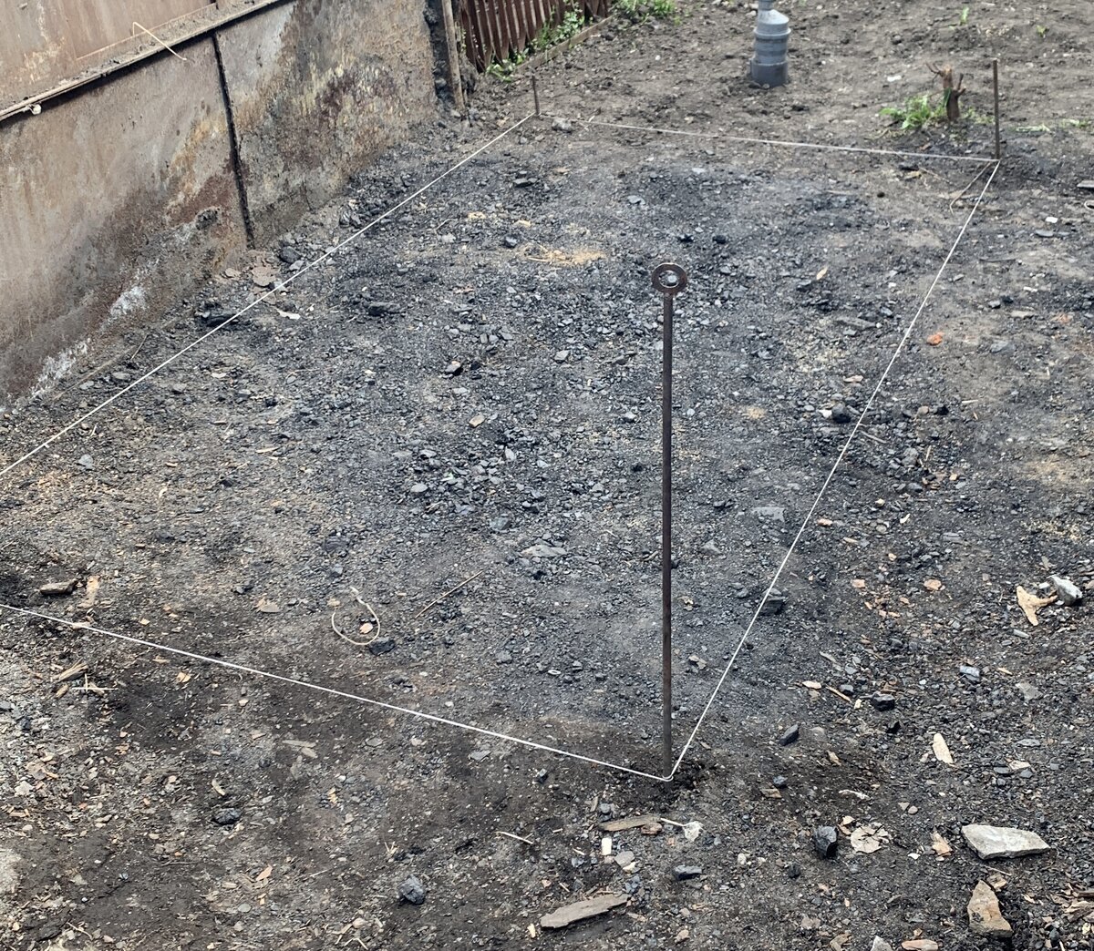 Разметка под яму