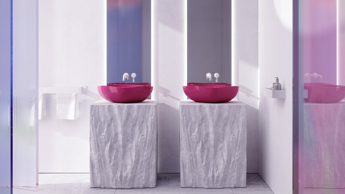 Раковина DIVA Barbie color в OOP-SHOP.COM 