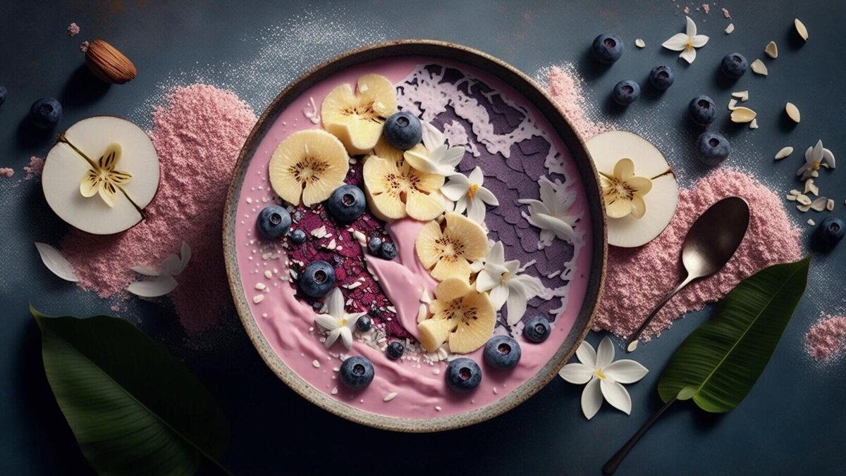    Смузи-боул на ягодной основе — любимый завтрак Меган Маркл© Rnews