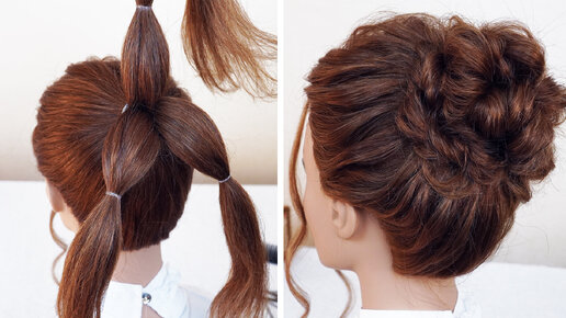 Пучки из косичек с заколками — идея стильной прически на длинные волосы от Джису из BLACKPINK