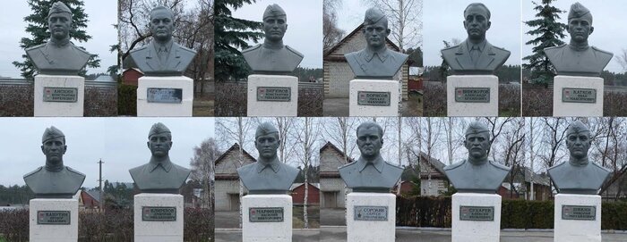 Бюсты Героев Советского Союза. Город Никольск, Пензенская область