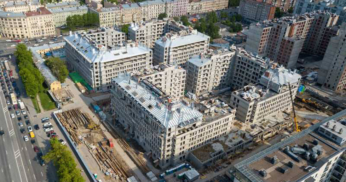ЖК в Санкт-Петербурге в шаговой доступности от метро Фрунзенская