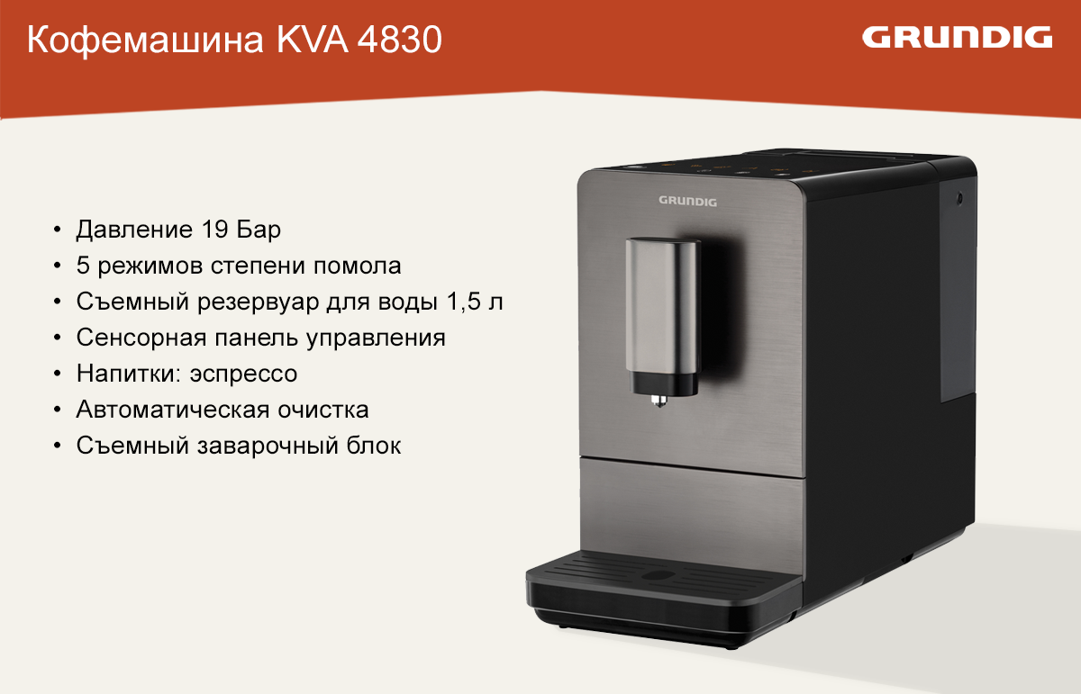 Новинка: автоматические кофемашины для дома от Grundig | Grundig Russia |  Дзен