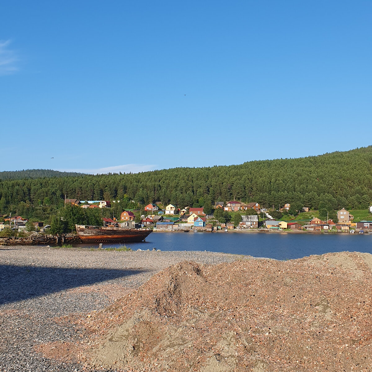 Кандалакша. Вид от порта