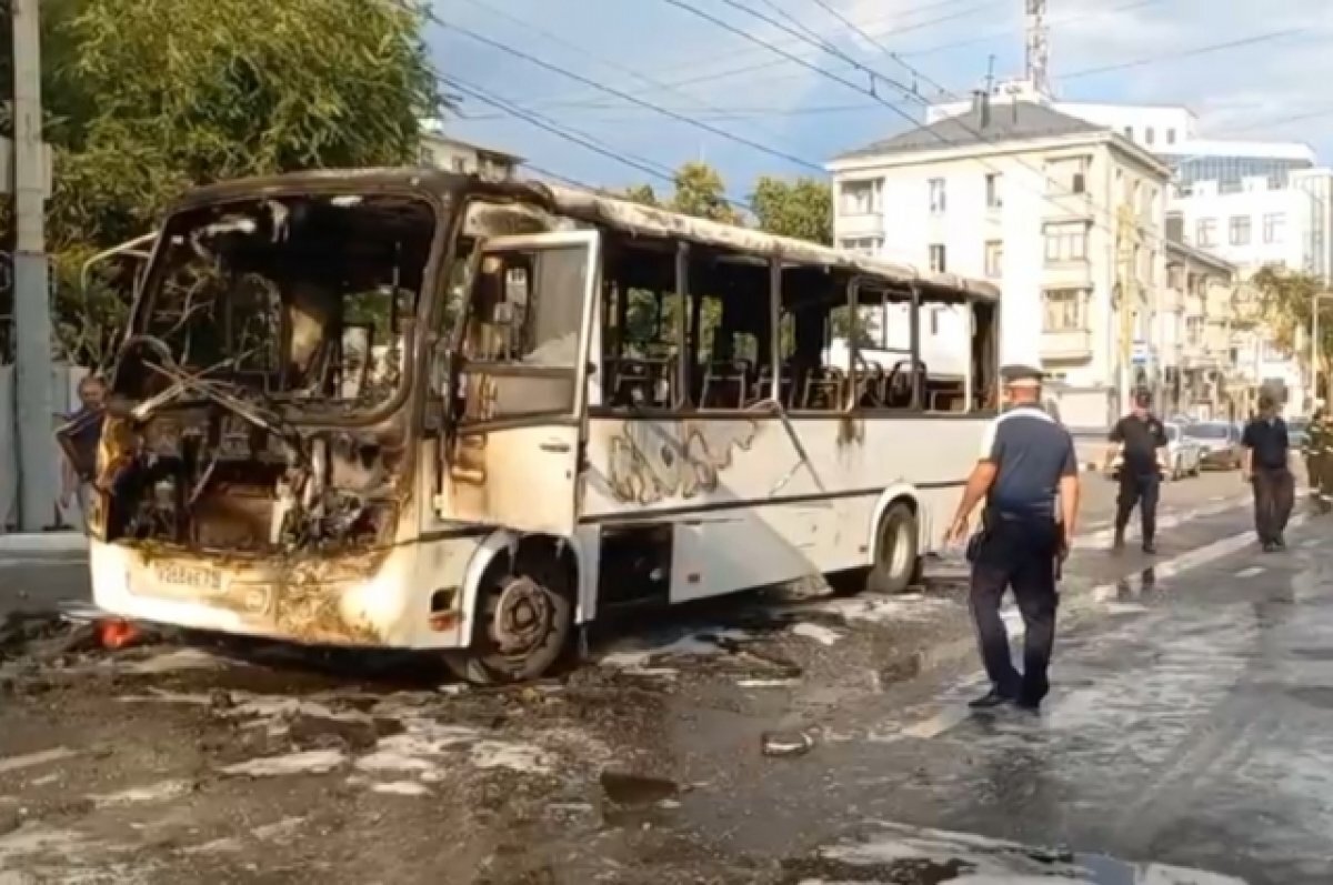    Стали известны подробности пожара в пассажирском автобусе в Белгороде