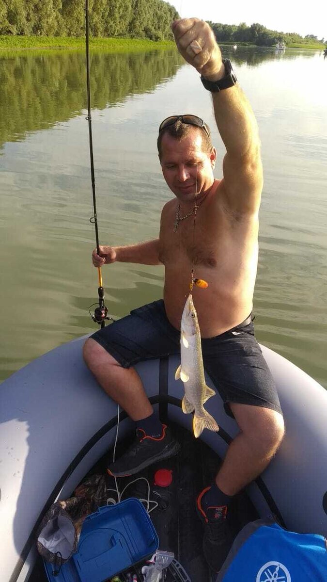 Трофейчик некрупный, но очень вкусный! 