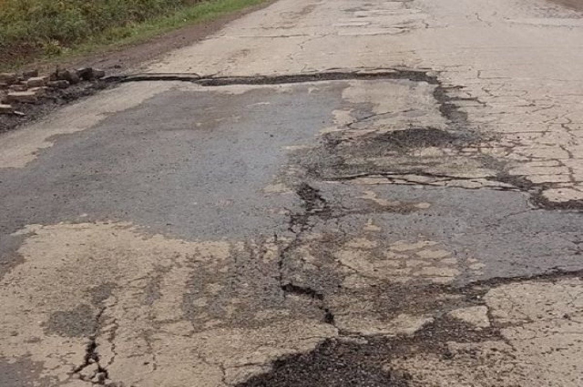    В Уфе восстановят дорогу, которую разбили большегрузные машины