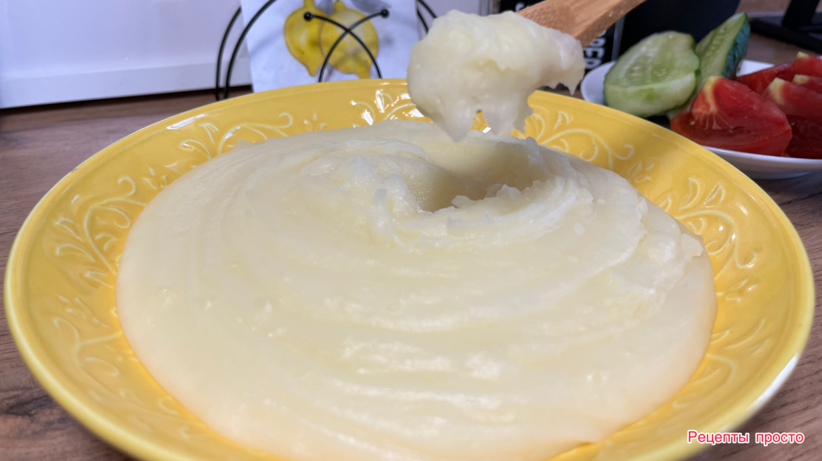 Приготовила вкусное картофельное пюре.