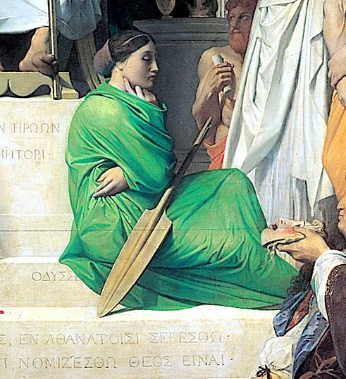 Аллегория "Одиссеи" она же "Девушка с веслом"