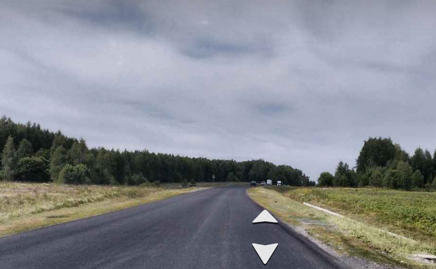 Новый асфальт на участке км. 167 - км. 175. Июнь 2023. Источник - Яндекс.Зеркала.