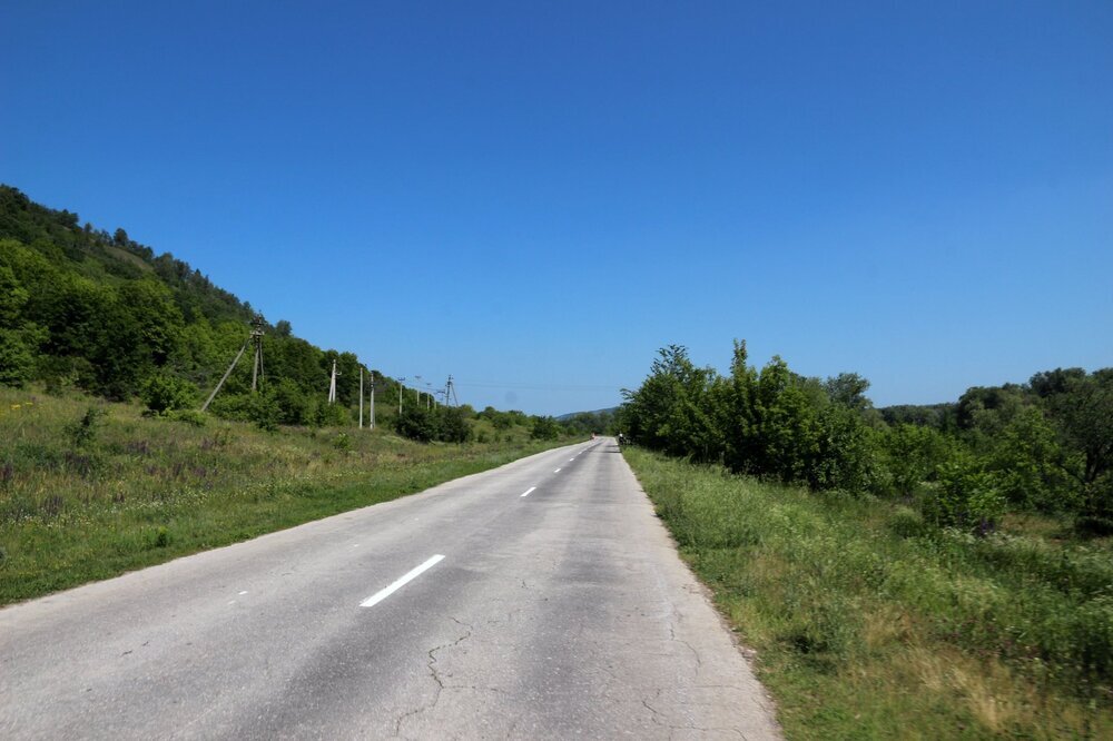 Наконец-то выбрался на трассу.