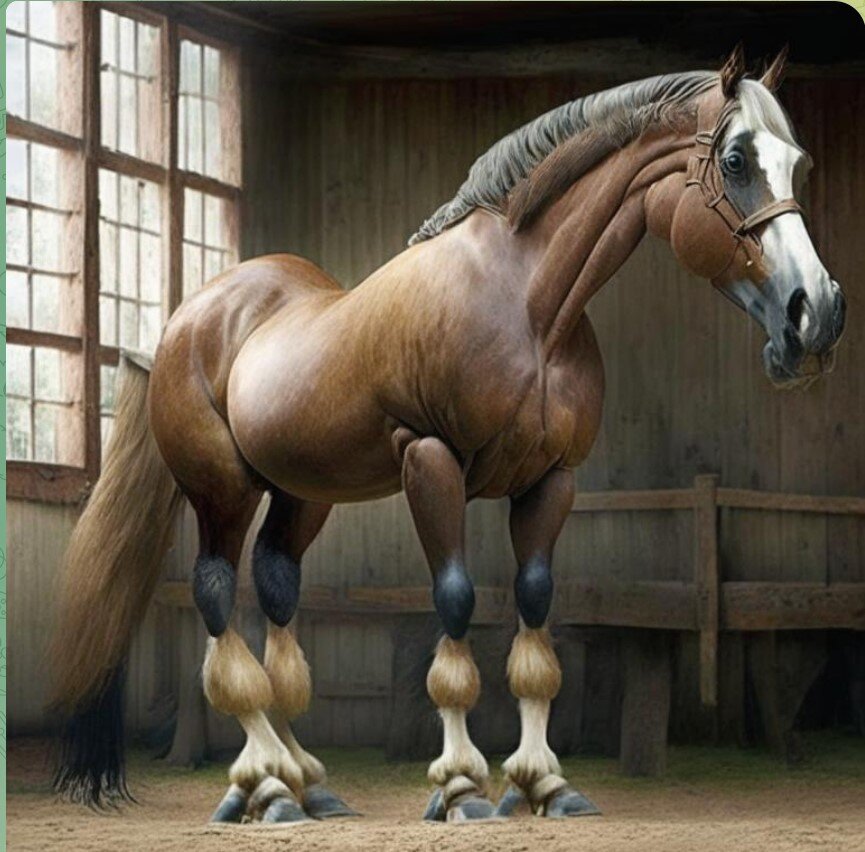 смешные лошади. конь карикатура. упрямая лошадь.