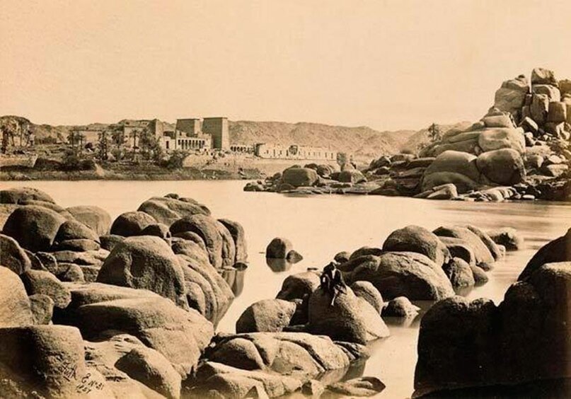 Francis Frith, The Approach to Philae, 1857 г. 