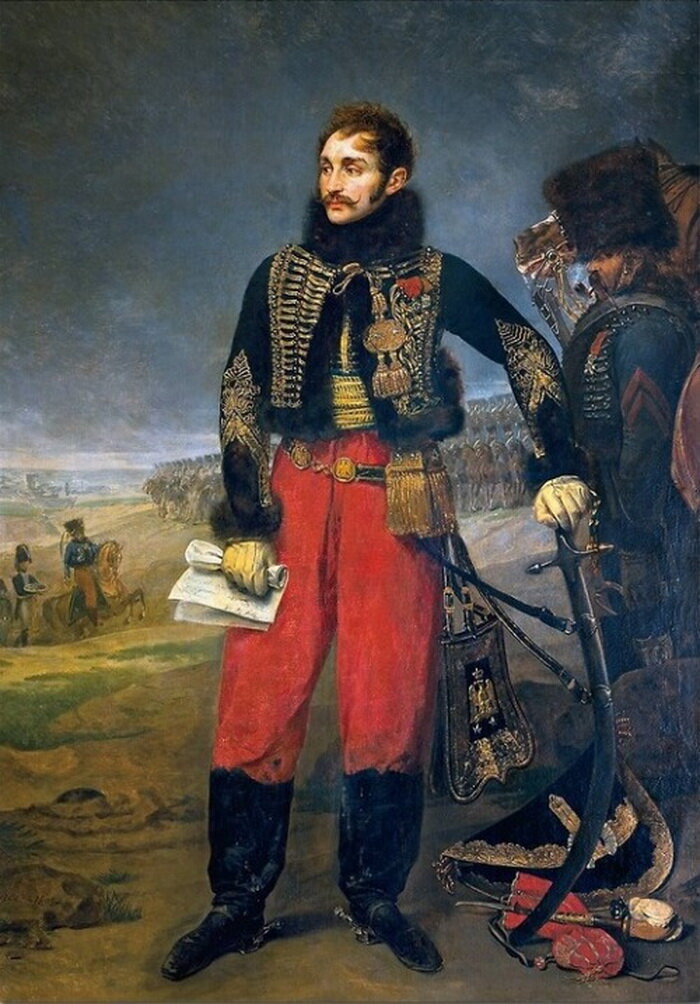 Antoine Charles Louis de Lasalle; (1775—1809) — французский кавалерийский командир периода революционных и наполеоновских войн, дивизионный генерал. Портрет кисти Antoine Jean-Gros