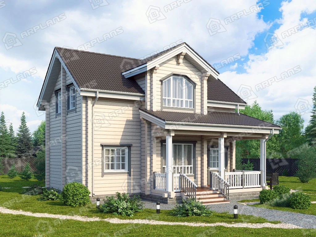 Дома с террасой двухэтажные фото