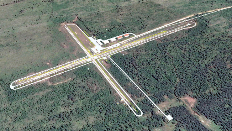 Радиогелиограф (вид сверху)