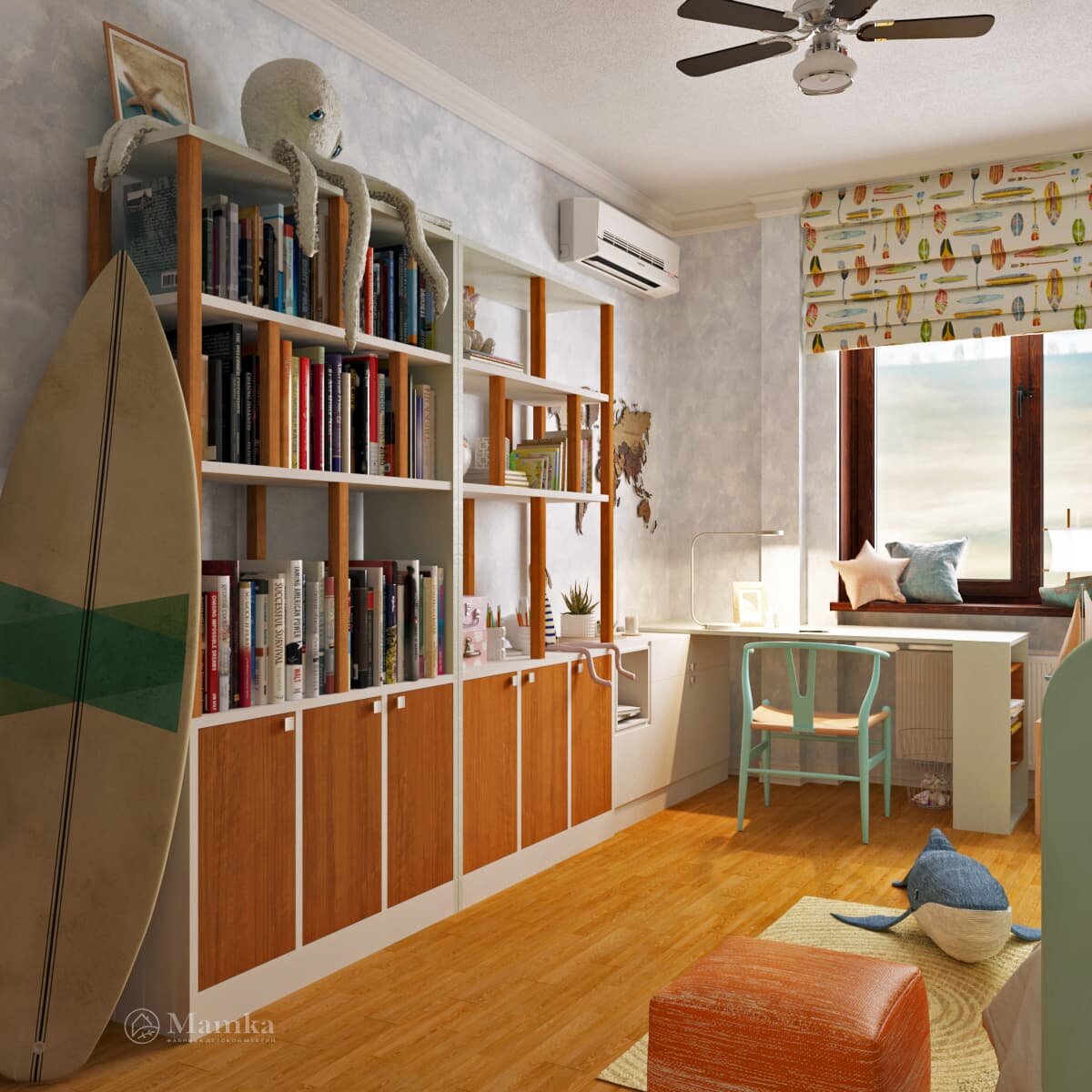 Рабочее место у окна