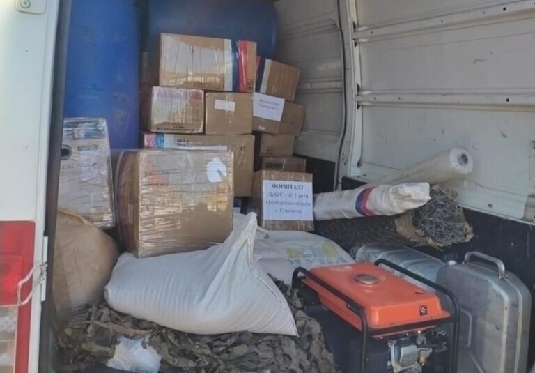    Оренбургские казаки доставили гуманитарную помощь бойцам батальона «Форштадт» Кристина Просвиркина