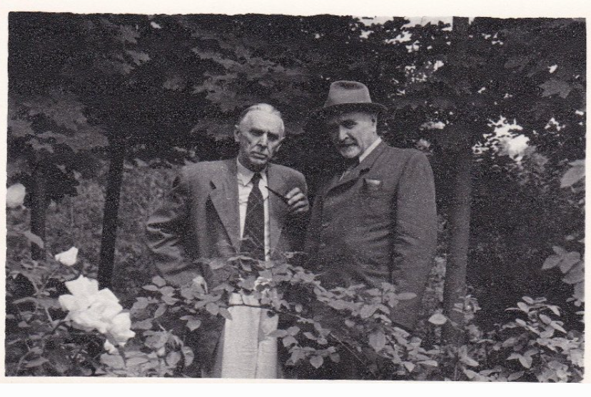 К.А. Федин и И.С. Соколов-Микитов. 1958г. Из фондов ГМФ.