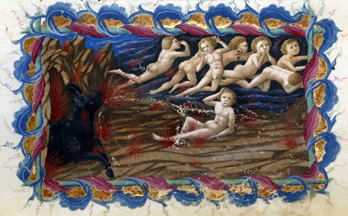 Джованни ди Паоло 1403 - 1482. Божественная комедия. Чистилище