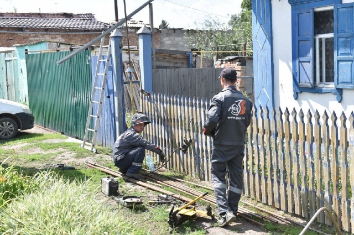    Семьи мобилизованных омичей получают помощь в газификации