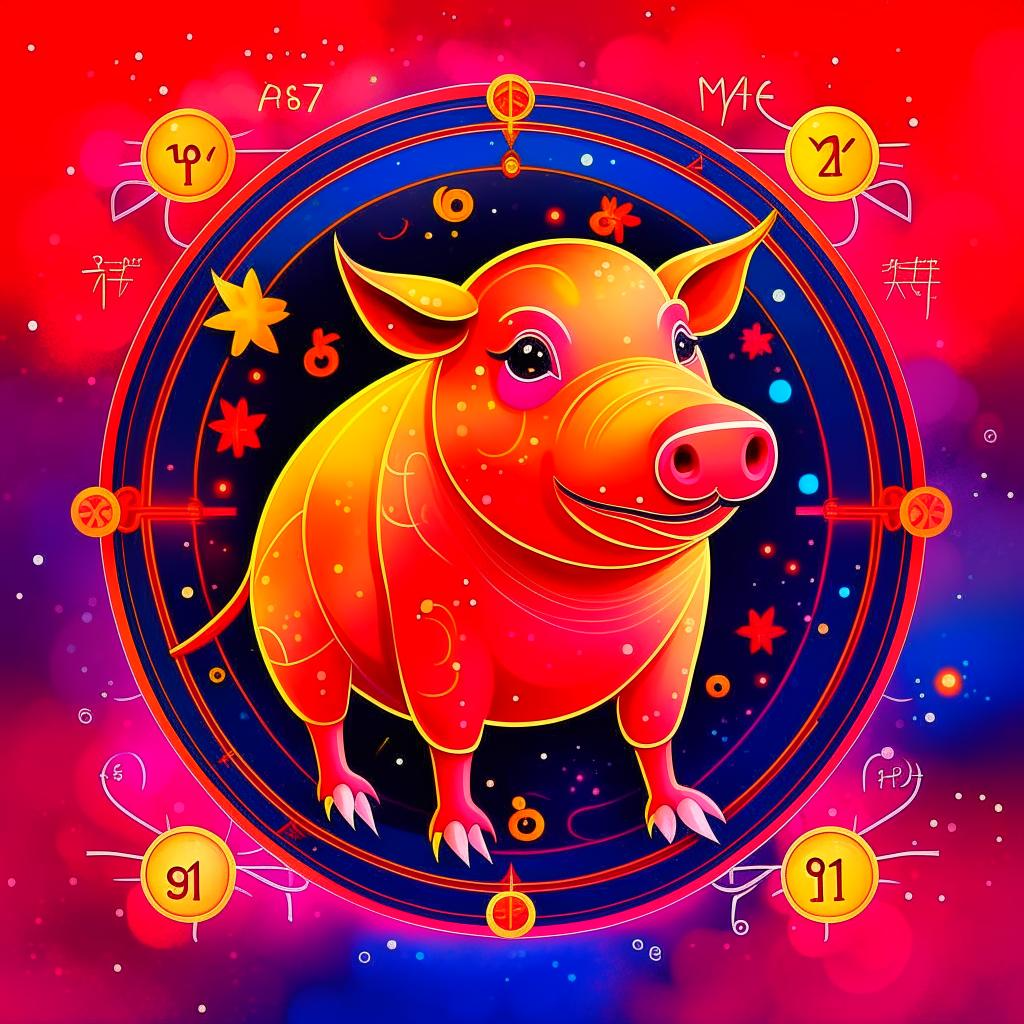 Как выглядит знак зодиака свинья Zodiac Sign Gemini. 2019 Year of the Pig. Two Piglets Twins. Funny Horoscope. Cu