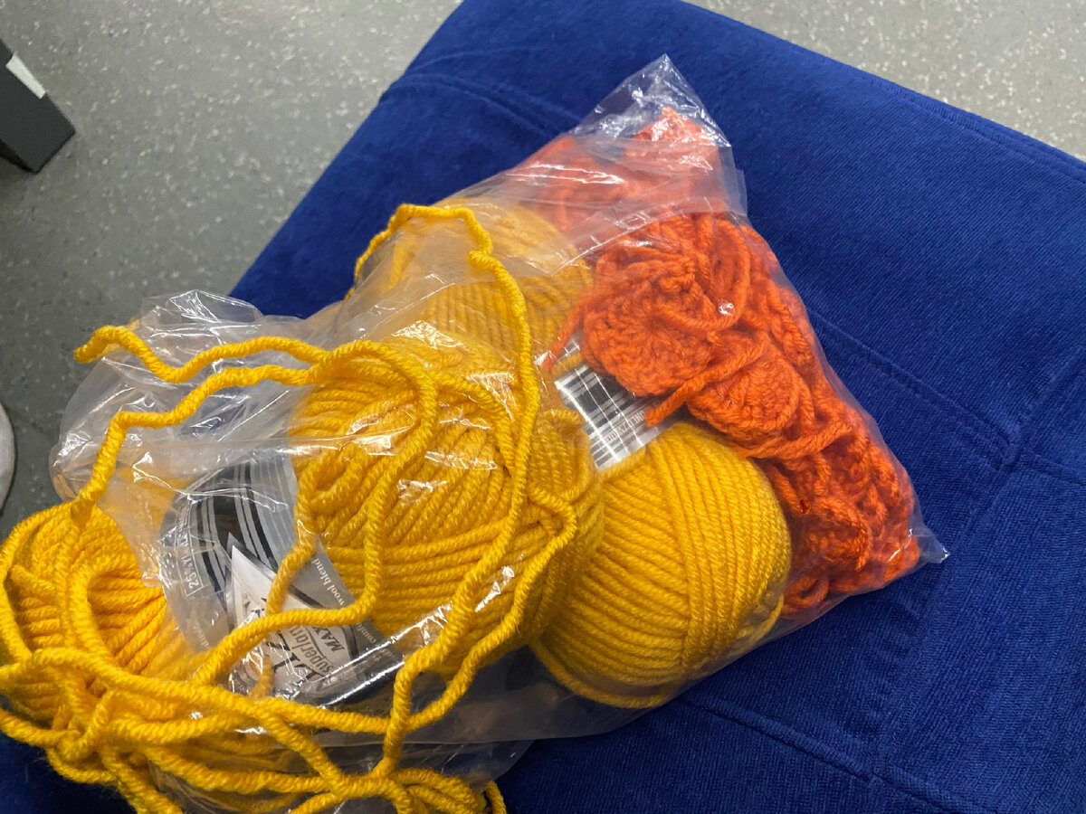 Фото автора проекта. Готовые серединки квадратов