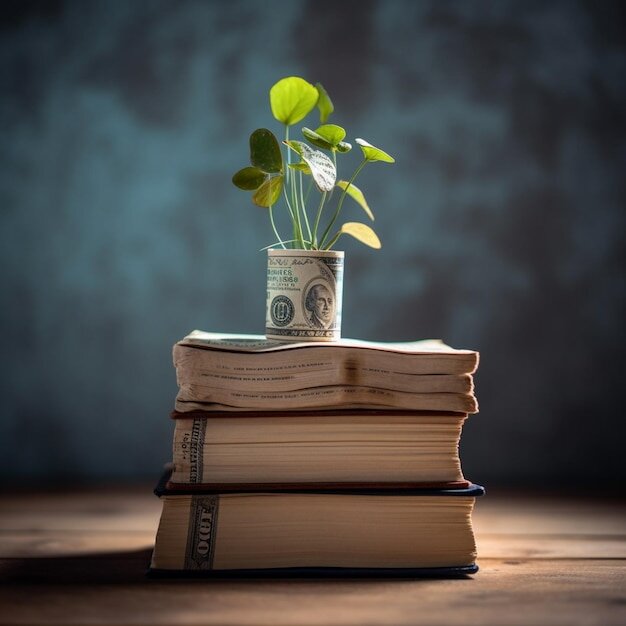 https://img.freepik.com/premium-photo/there-is-a-plant-that-is-growing-out-of-a-stack-of-books-generative-ai_900775-31150.jpg