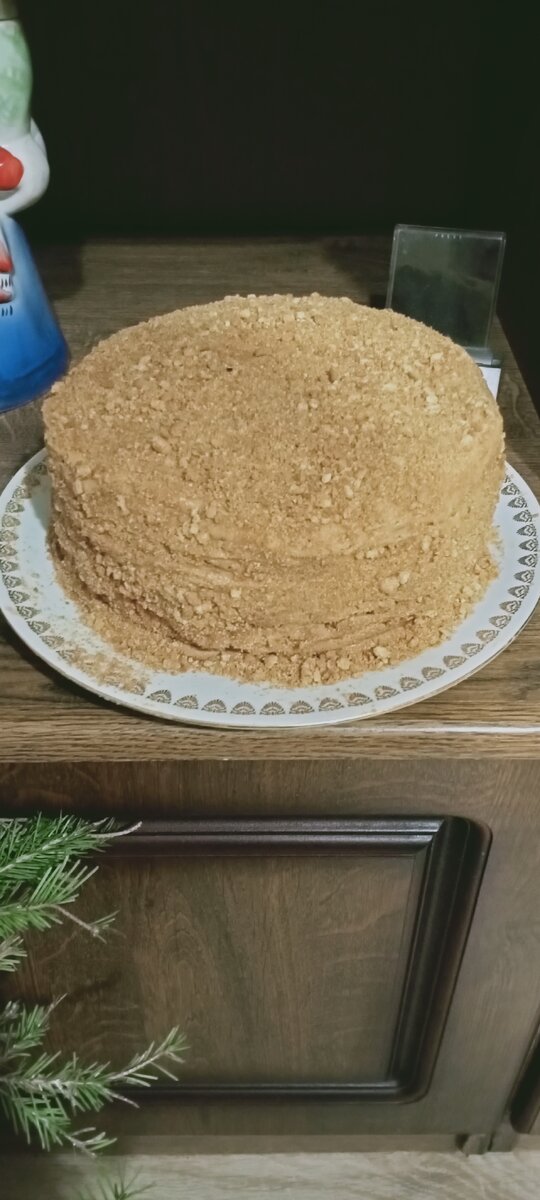 Вот такой торт получился в итоге