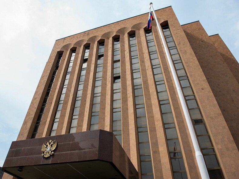 Посольство российской Федерации в Ереване. Фото из открытых источников сети Интернета.