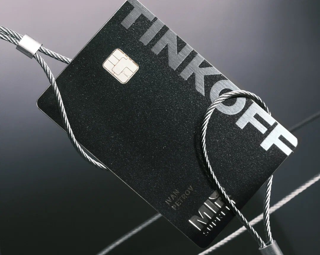 Металлическая карта Мир Тинькофф