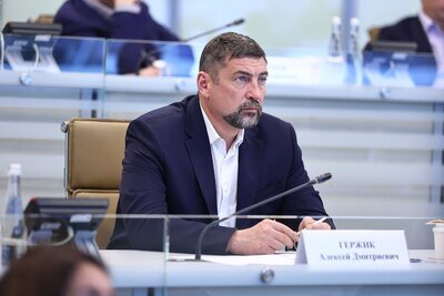    Министр транспорта и дорожной инфраструктуры правительства Московской области Алексей Гержик на совещании губернатора Московской области Андрея Воробьева с руководящим составом правительства Московской области и главами городских округов © Антон Чернов, «Подмосковье Сегодня»