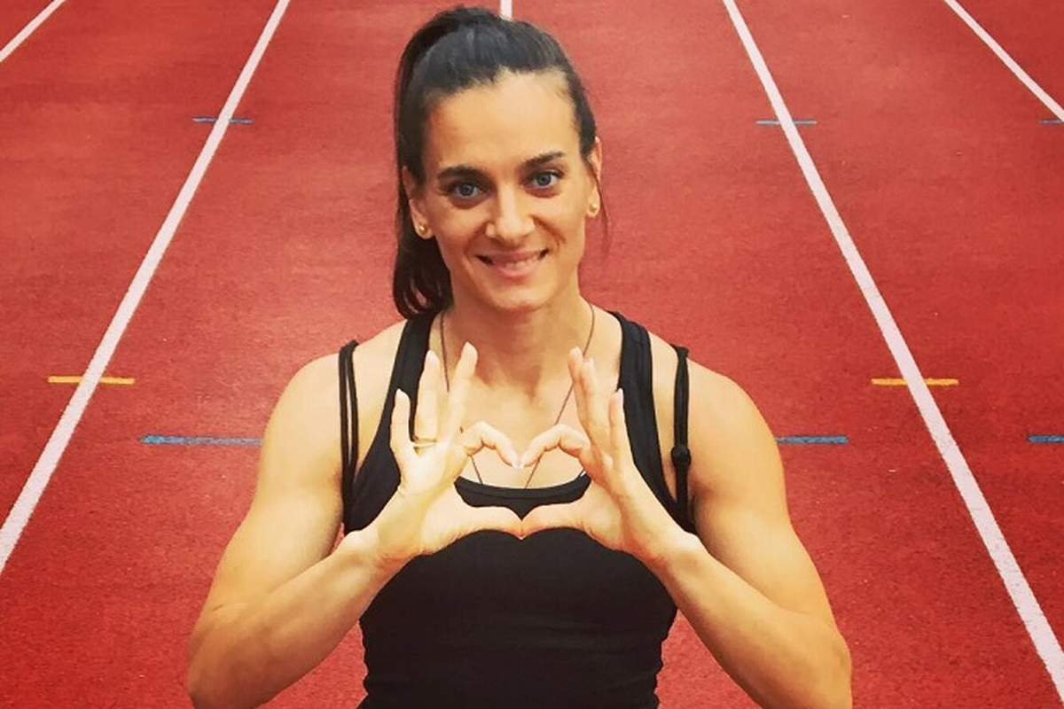Елена Исинбаева Олимпийская чемпионка