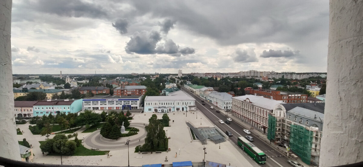 Коломна с высоты колокольни  Иоанно-Богословского храма