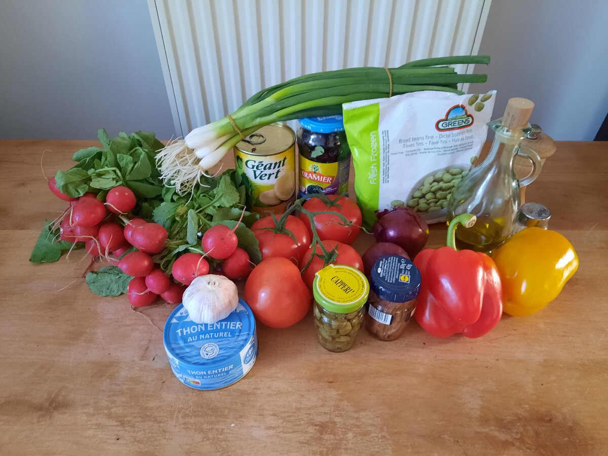 Ингредиенты для салата