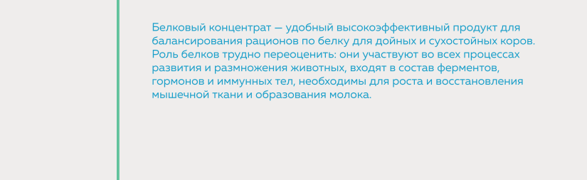Чем полезен белковый концентрат для КРС? 