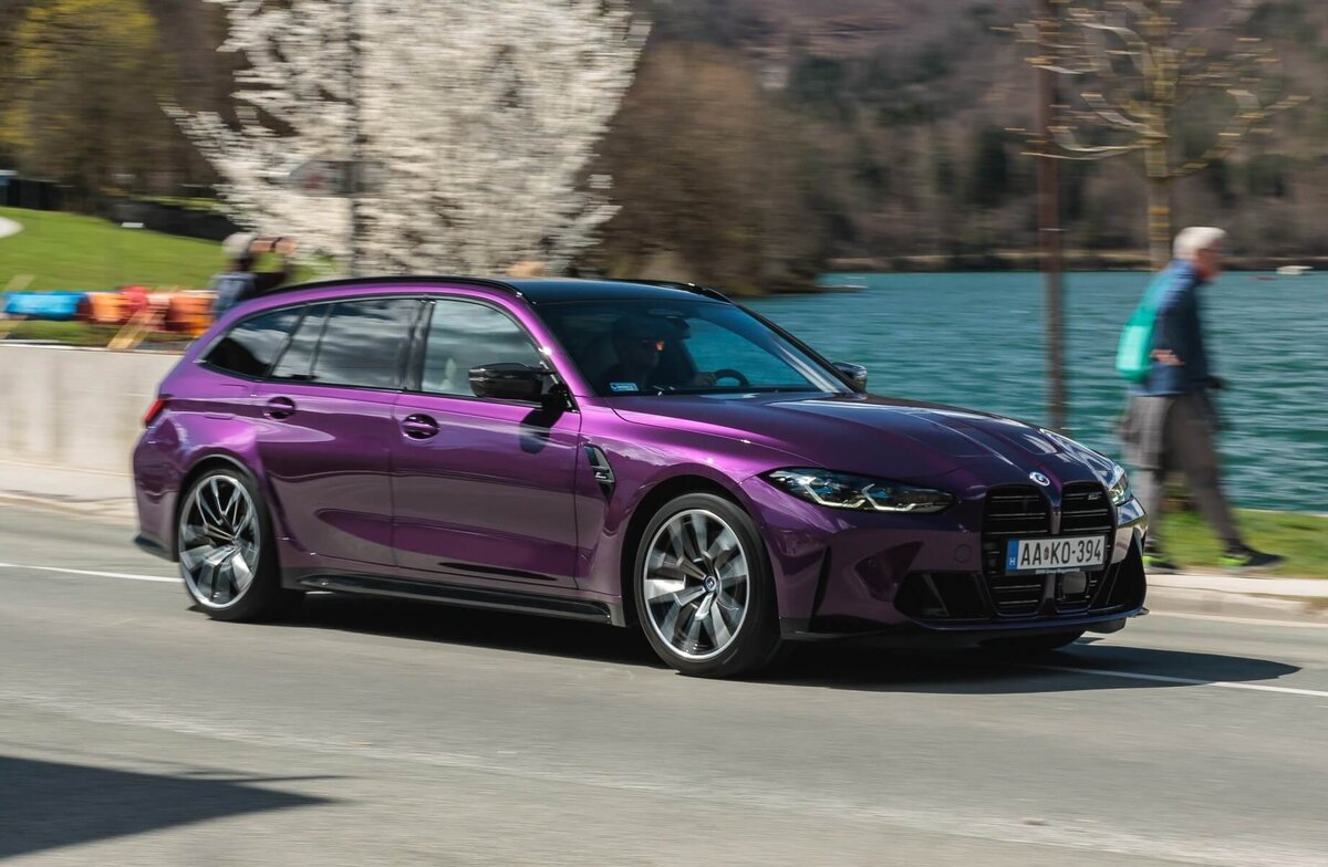 BMW m5 Purple Silk