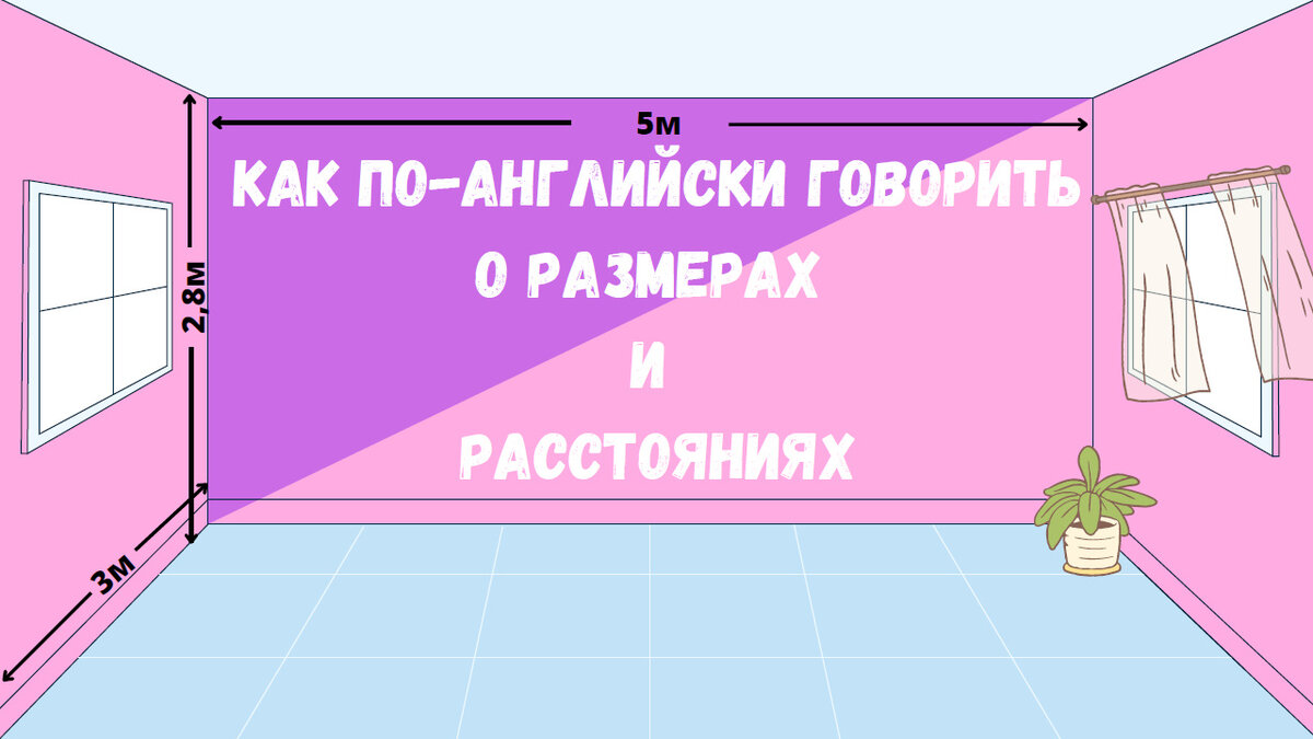 Как измерить шкаф по-английски - учимся говорить о размерах и расстояниях | Мой  любимый английский | Дзен