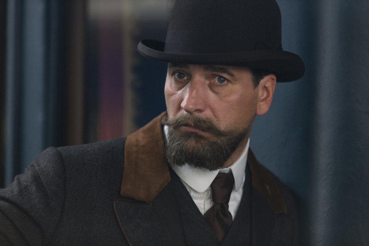 Кадр со съёмок сериала «Столыпин»