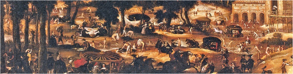 Félix Castello, Baños en el Manzanares, en el paraje del molino quemado