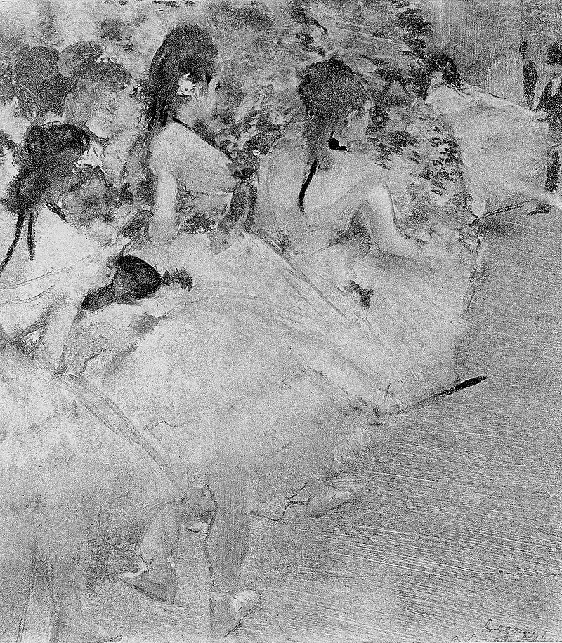 Эдгар Дега "Танцовщицы"1885 г. Местонахождение неизвестно.