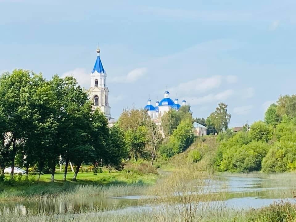 Вид на Вознесенский Собор со стороны реки Кашинки 