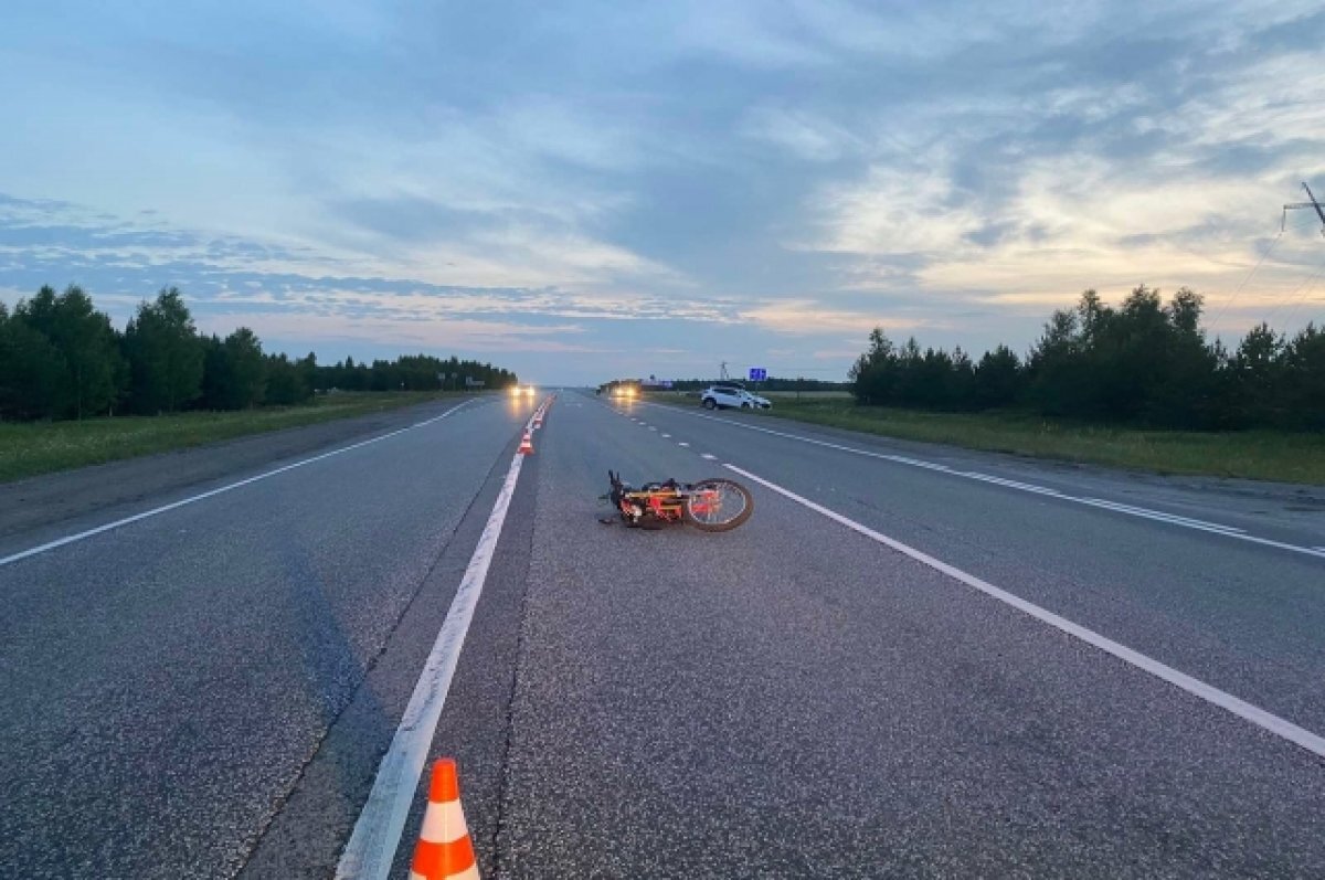    В ДТП на трассе «Пермь-Екатеринбург» погиб мотоциклист и пострадал ребёнок