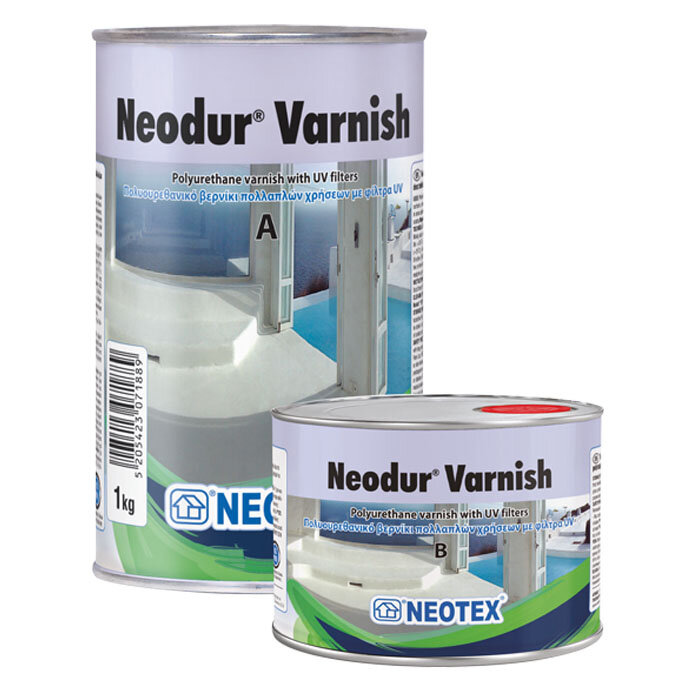 Neodur Varnish - Прозрачный двухкомпонентный полиуретановый глянцевый лак, с УФ-фильтрами
