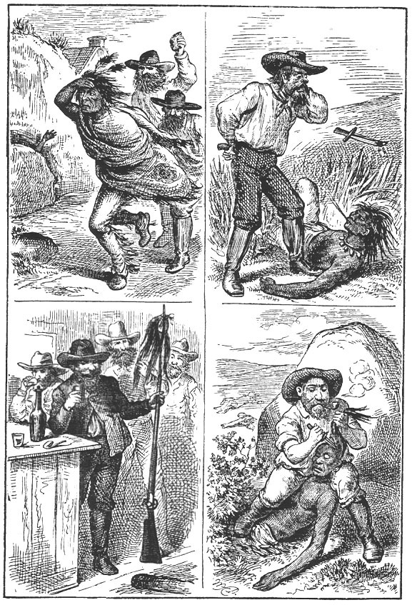 Скальпирование коренных жителей Америки