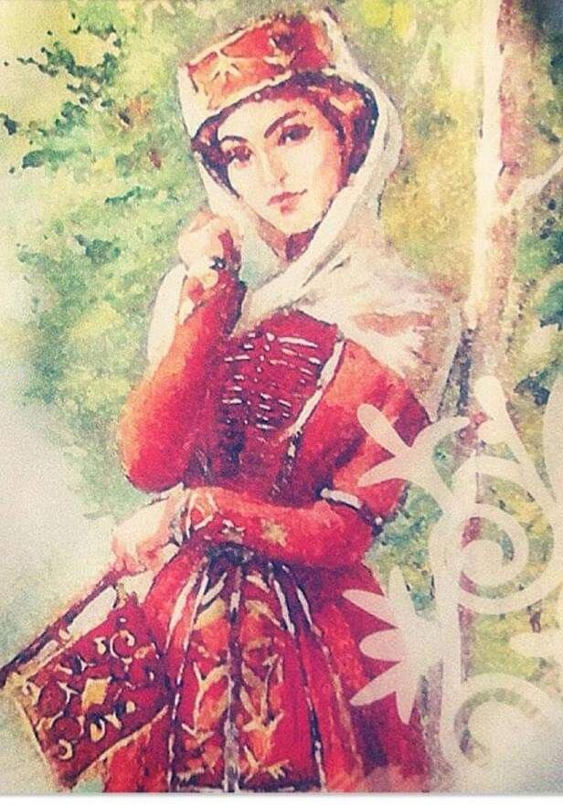 Иллюстрация из этой легенды. Предположительно, что она и есть молодая княжна. Это просто картинка с интернета.