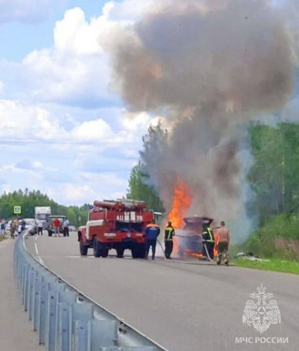 Горящий смоленск фото