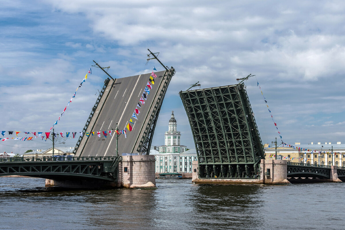 © Alex 'Florstein' Fedorov / CC BY-SA 4.0 (Дворцовый мост – один из проектов А. П. Пшеницкого)