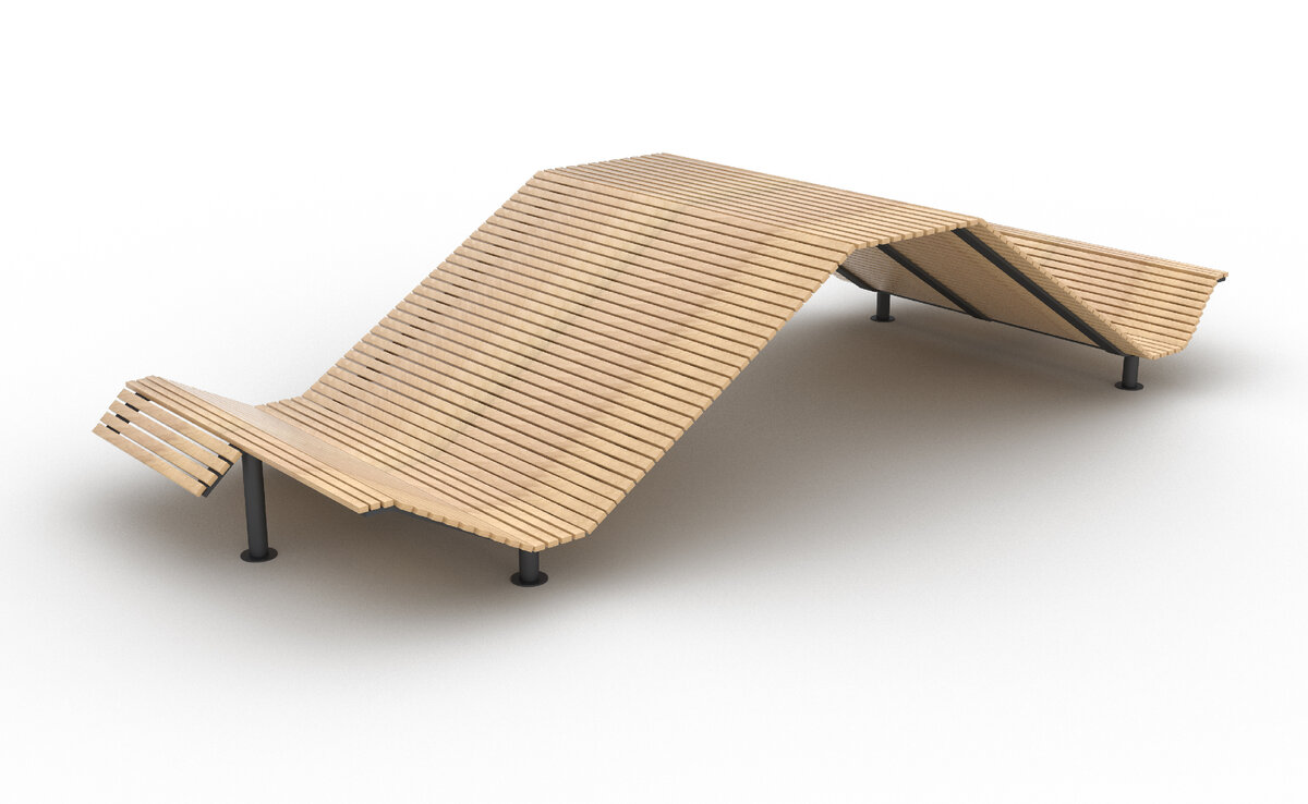 Скамейка от компании Декоис МАФ-233