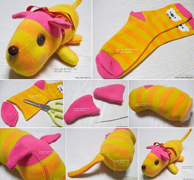 Создать игрушку. Игрушка из носка. Мягкая игрушка из носка. Игрушка из носка своими руками. Игрушка из носка пошагово